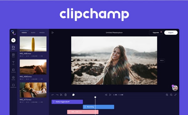 ClipChamp is one of the best free video editing software for beginners