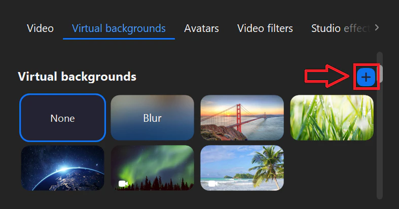 how to change zoom background on phone