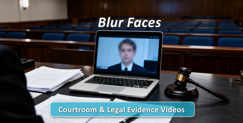 blur faces in legal evidence videos