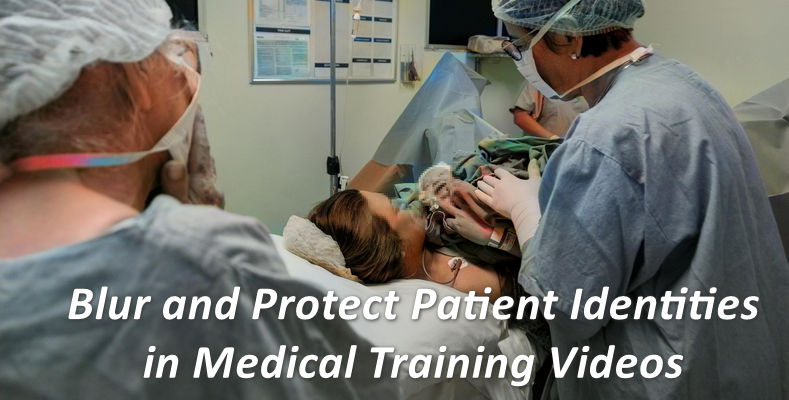 blur patient in medical training video