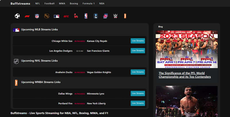 watch sports online free with buffstreams