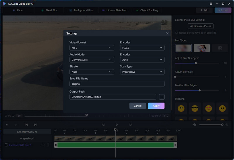 how to blur sensitive content in video