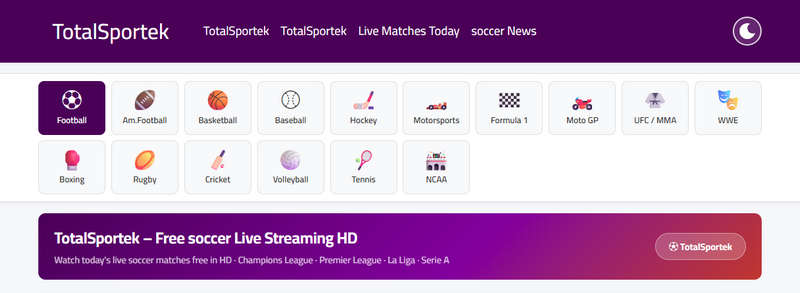 totalsportek best methstreams alternative free