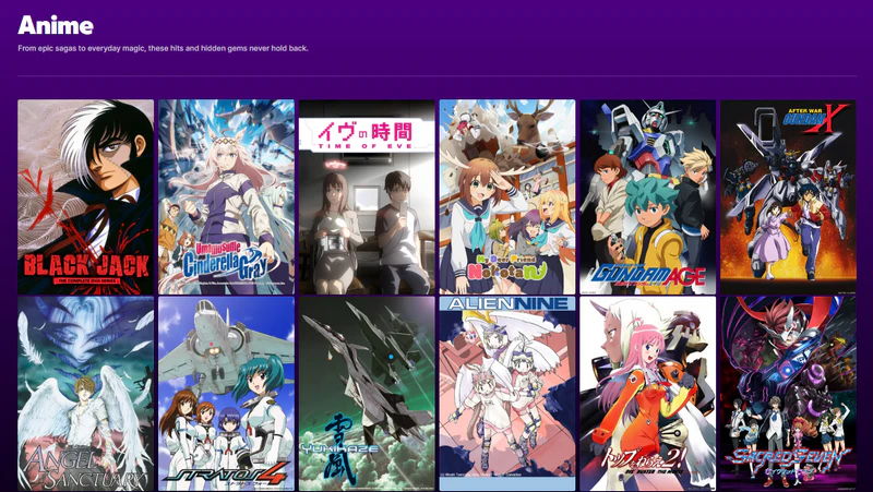 tubi free anime streaming site