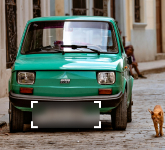 blur vehicle license plates