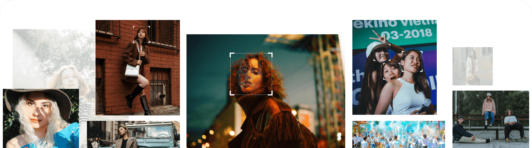 detect and blur face with ai