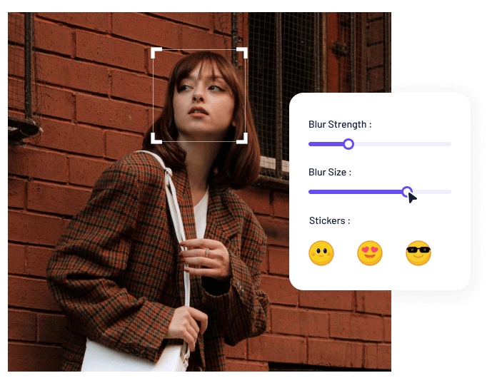 face blur settings