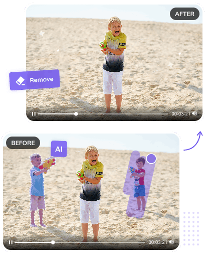 remove person from video
