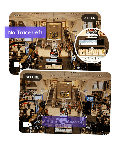 remove text from video ai